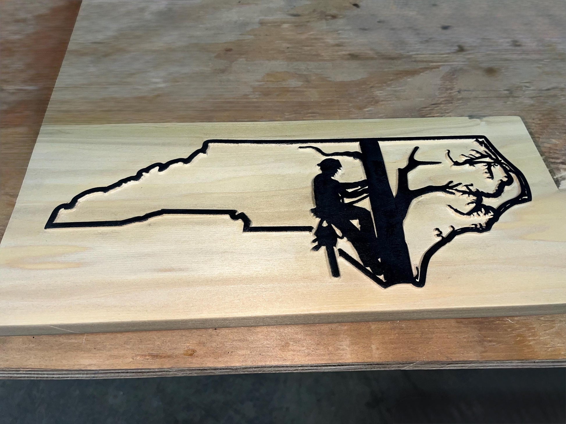 Custom Wooden State Sign, Personalized State Silhouette Wall Art, Home Decor, Housewarming or Gift