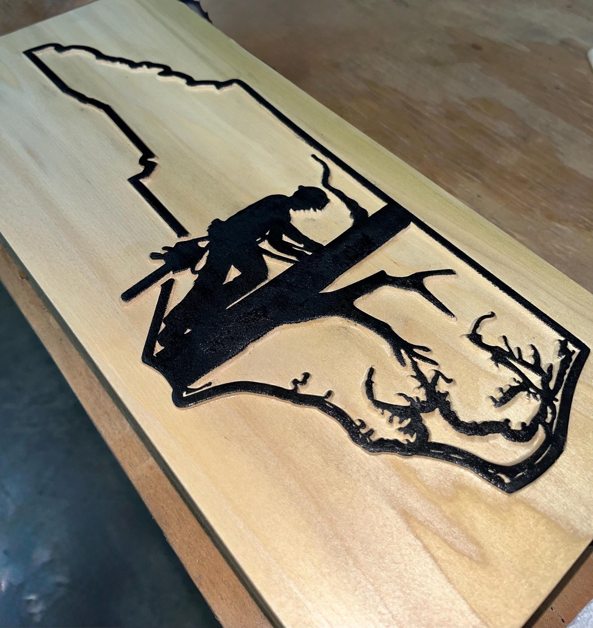 Custom Wooden State Sign, Personalized State Silhouette Wall Art, Home Decor, Housewarming or Gift