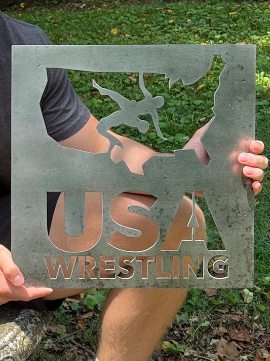 Custom Sport Wall Art, Wrestling Sign,