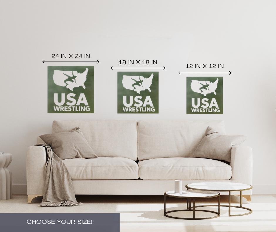 Custom Sport Wall Art, Wrestling Sign,