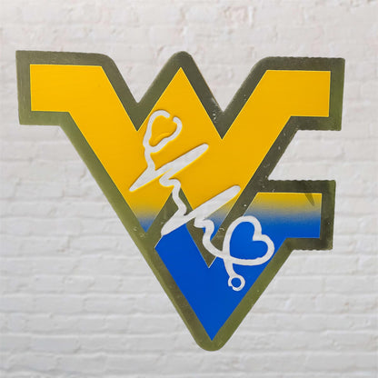 Custom Metal University Sign: Personalized School Colors Dorm Decor
