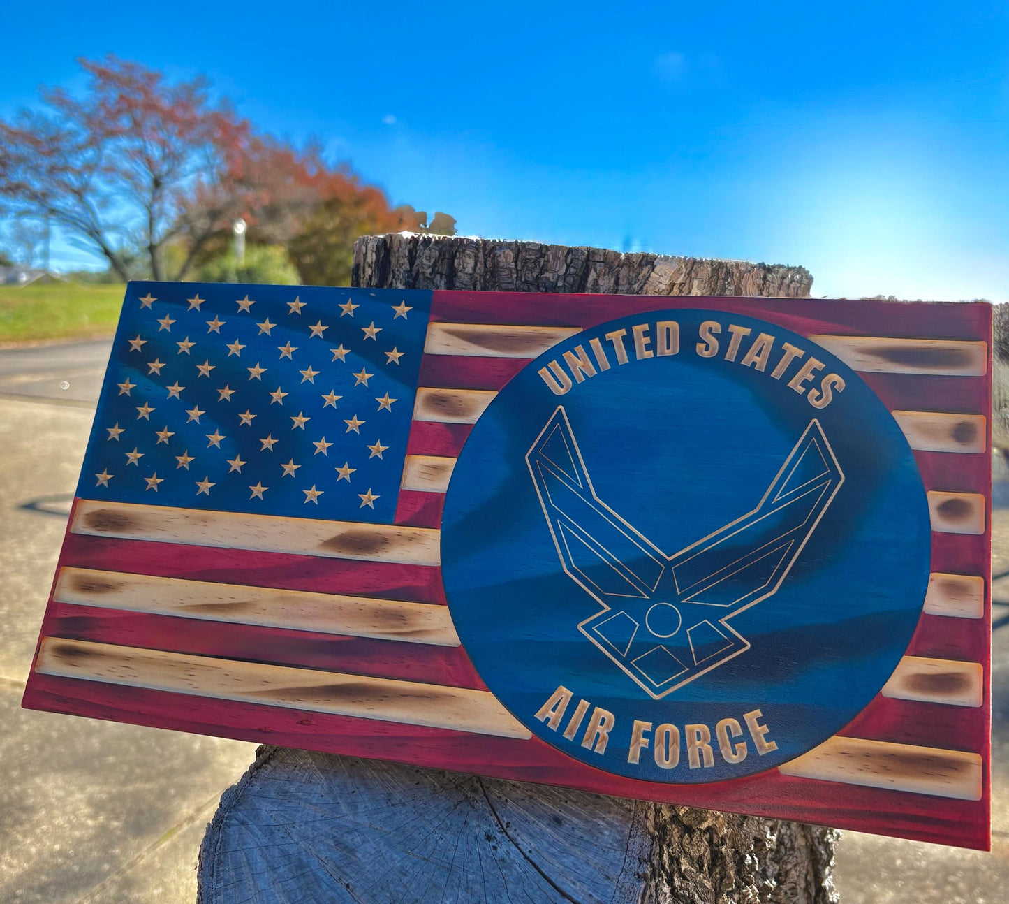 Custom Military Wooden Flag, Personalized Armed Forces Engraved Plaque, Army, Navy, Marine, Air Force, Coast Guard, National Guard Gifts
