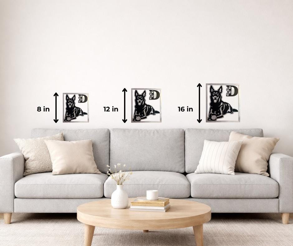 Custom Metal Dog Sign – Personalized Pet Wall Art