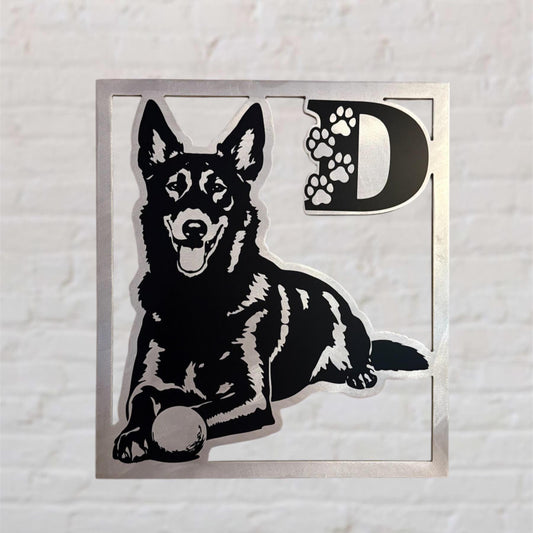 Custom Metal Dog Sign – Personalized Pet Wall Art